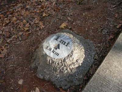 Mile 1 at Stone Mountain Park