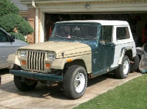 Jeepster with YJ clip